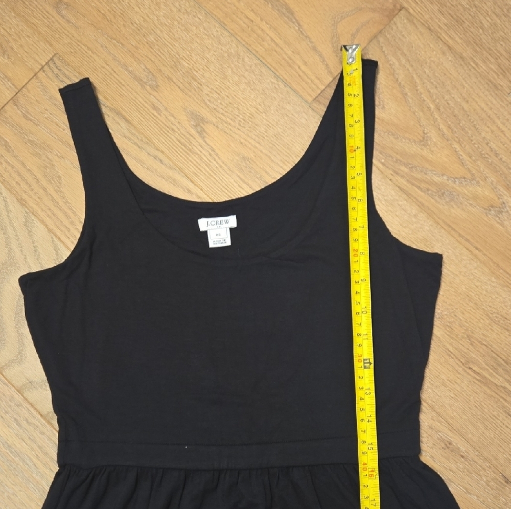 J. Crew Black Pleated Maxi Dress - Picture 6 of 8